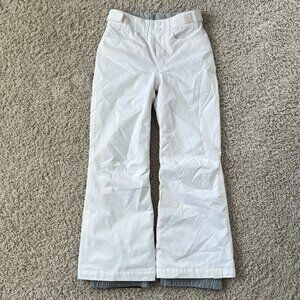 Roxy Girl Snow Ski Snowboard Pants White Size 10 Medium